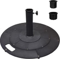 Koutemie 21 Inch Heavy Duty Metal Outdoor Patio Umbrella Base