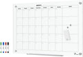 TOWON Tempered Glass Calendar Dry Erase Board for Wall Use