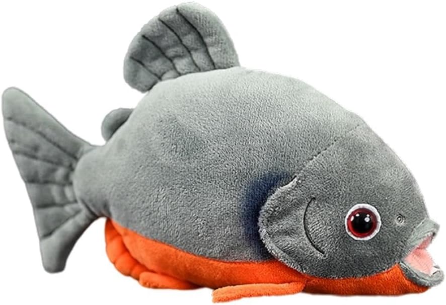 Nohito Realistic Piranha Plush Toy - Perfect Kids Gift!