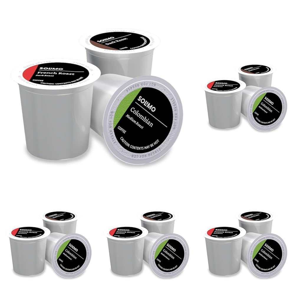 Solimo Coffee Pods Assorted Pack for Keurig 2.0 Brewers