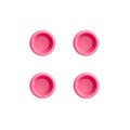 Zest Locator R-Tx Retention Insert Cap Medium Pink - 4 Pack
