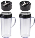 Sduck 22oz Tall Cups 2-Pack - To-Go Lids & Cross Blades