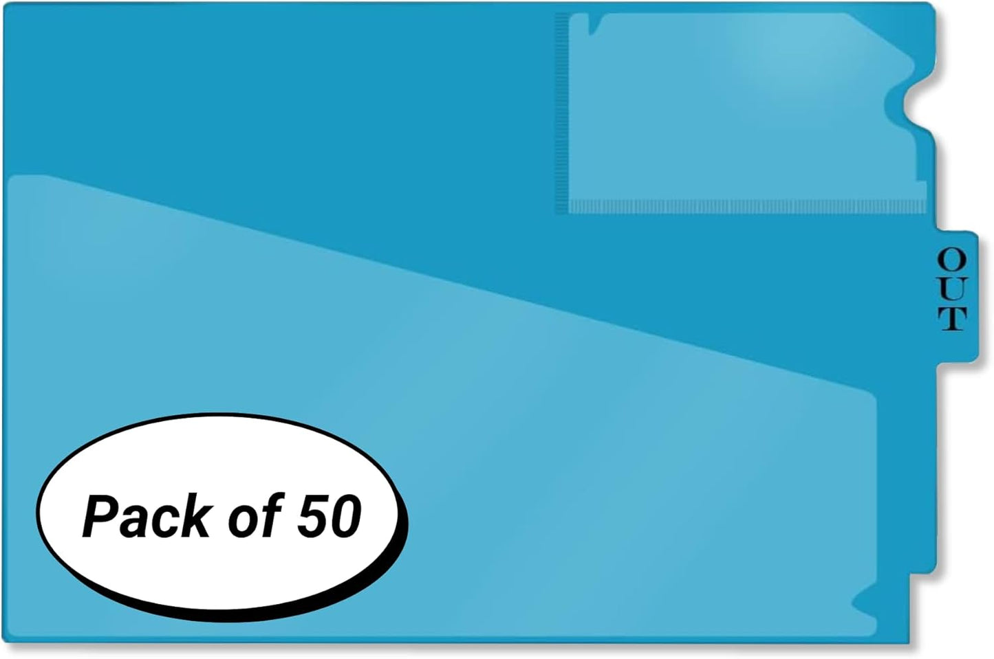 Center Tab Vinyl Outguides for Organized Filing Systems