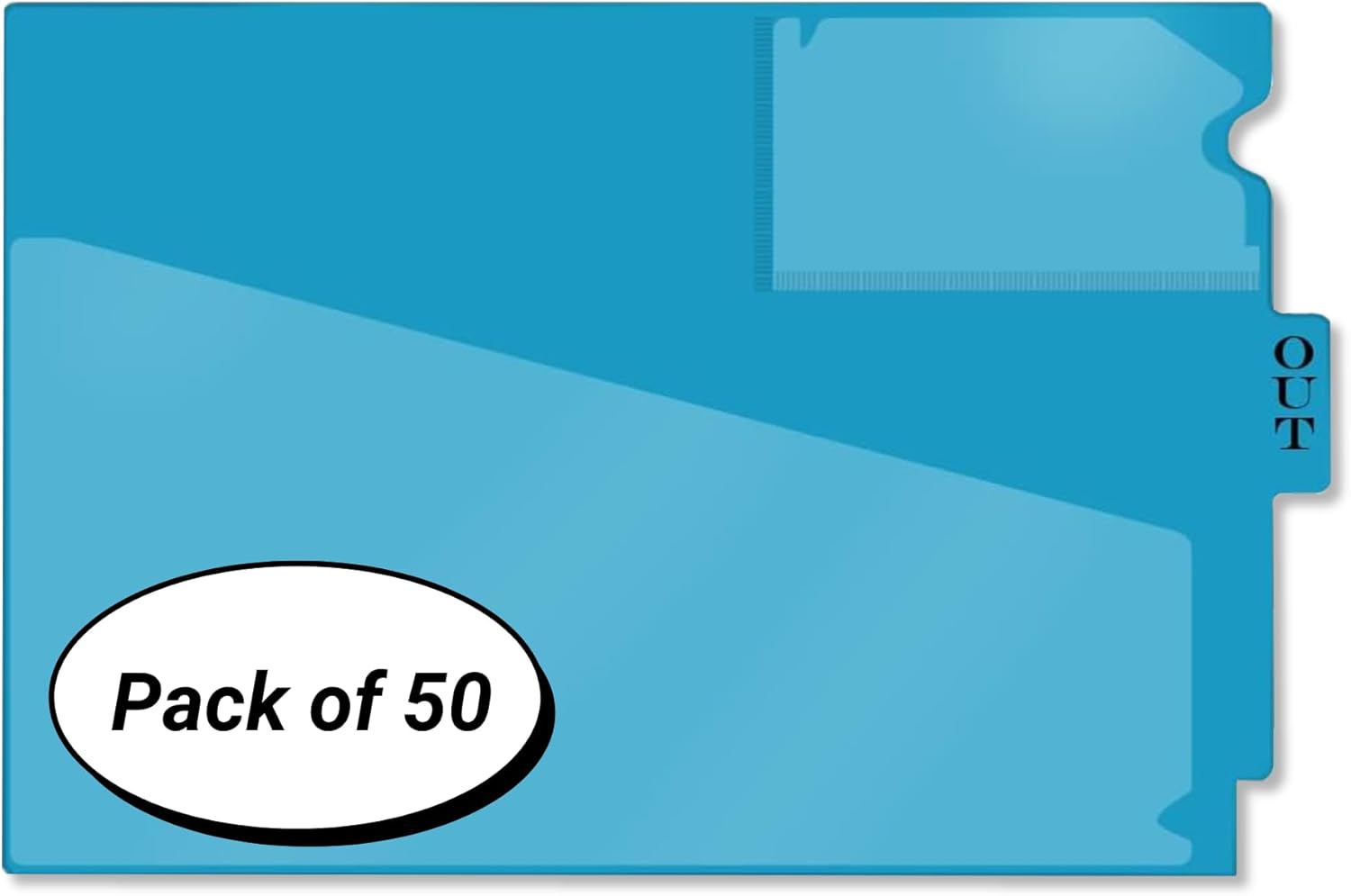 Center Tab Vinyl Outguides for Organized Filing Systems