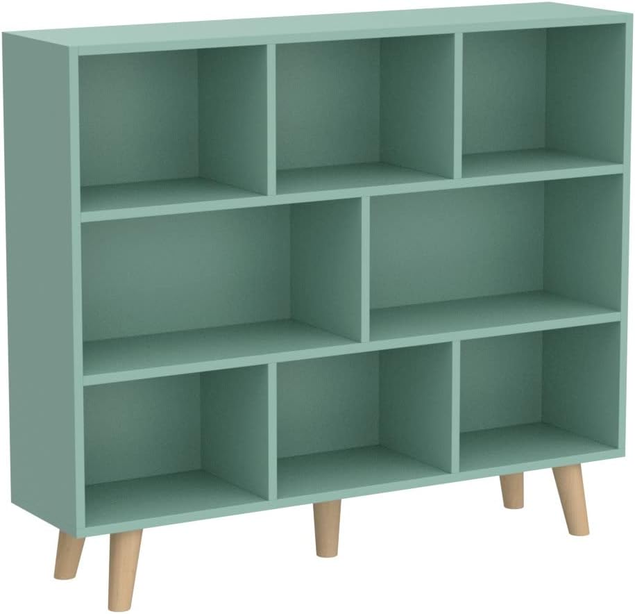 IOTXY Wooden Open Shelf Bookcase - Stylish 3-Tier Display Rack