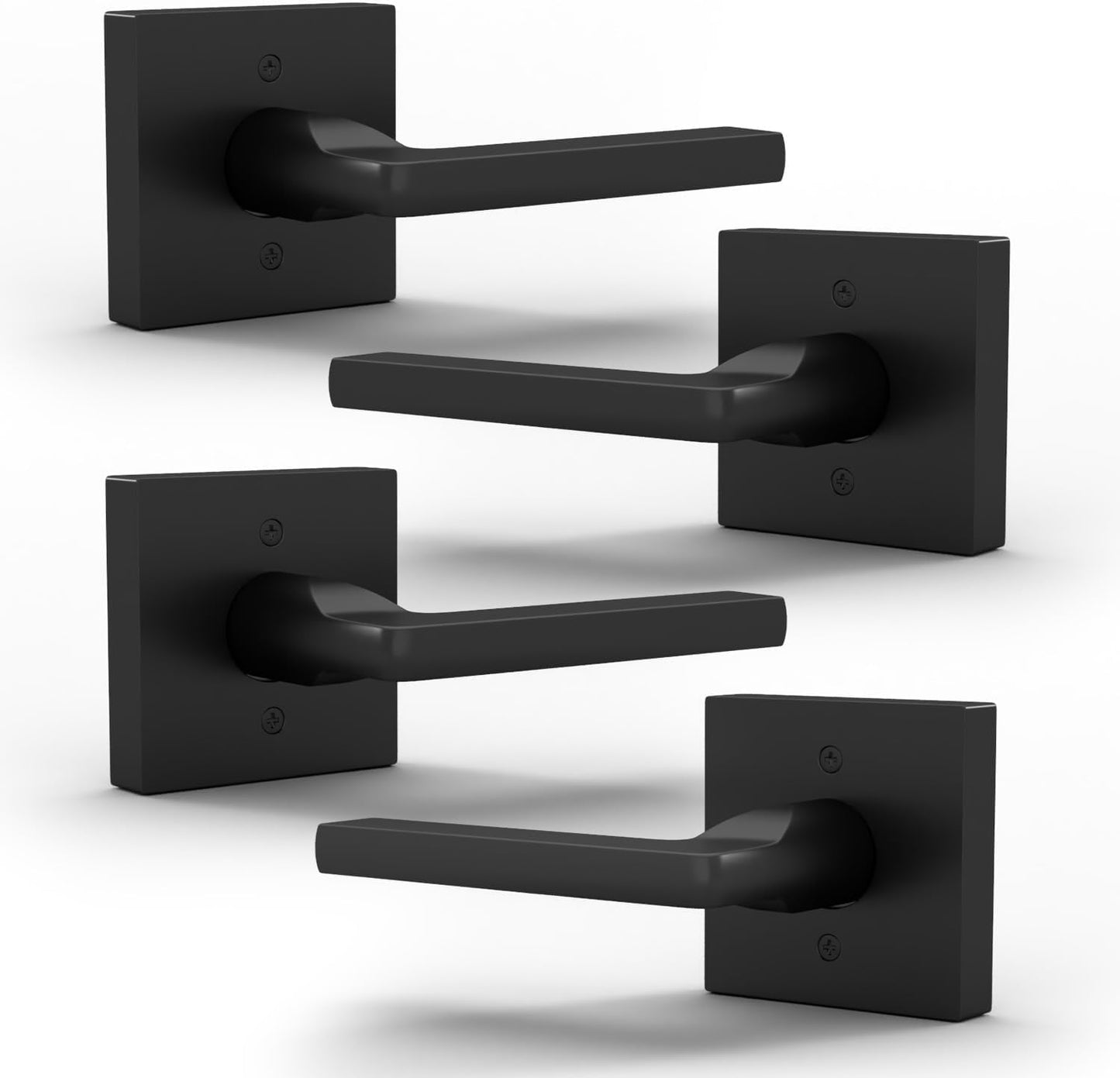 Mega Handles Prime Dummy Door Handles - Heavy Duty Black