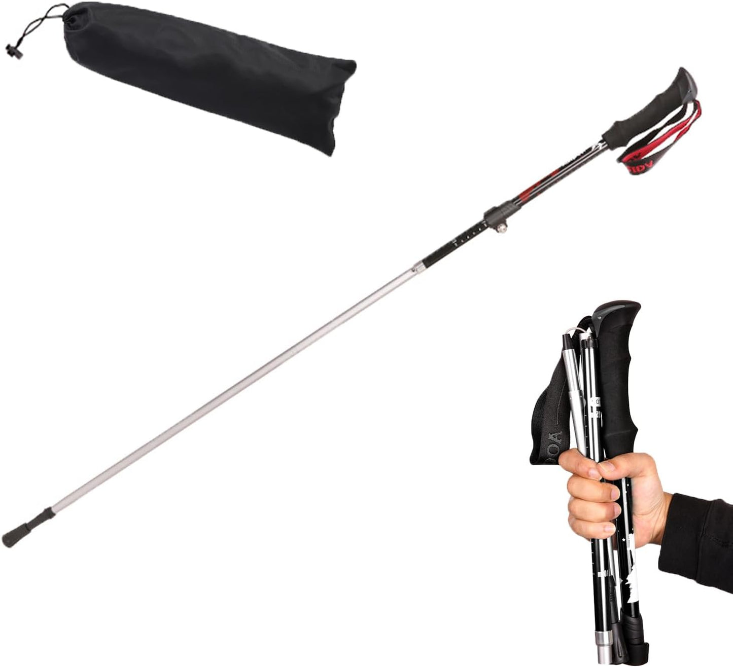 Wind Tour Ultra Light Trekking Poles - Ultimate Support!