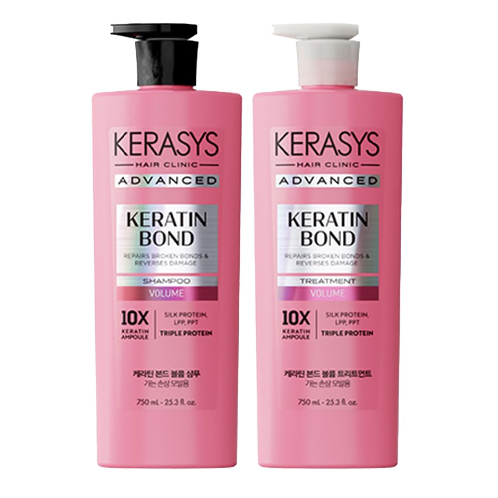 Kerasys Advanced Keratin Bond Shampoo and Treatment Set Review