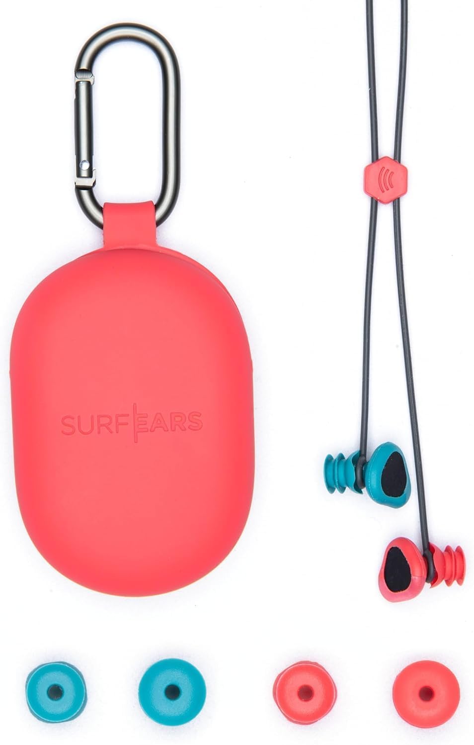 Surf Ears Junior 2.0 Water Out Sound Ear Plugs for Young Surfers