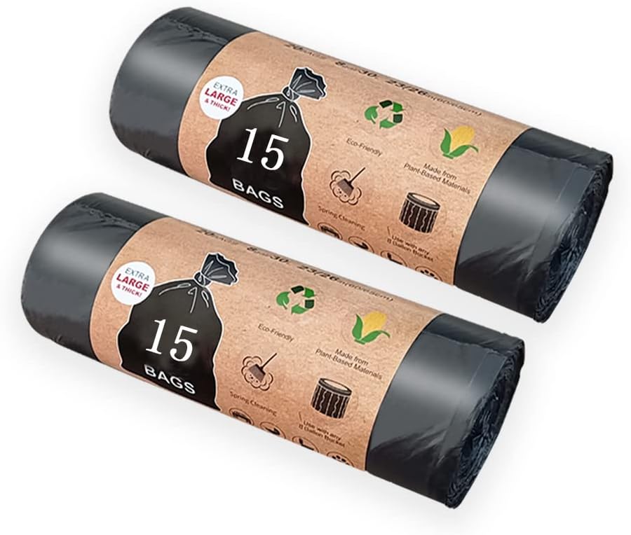 30 Pack Portable Compostable Toilet Bags: Travel Essential