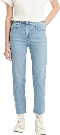 Levi's Women's 724 High Rise Straight Crop Jeans for Comfort