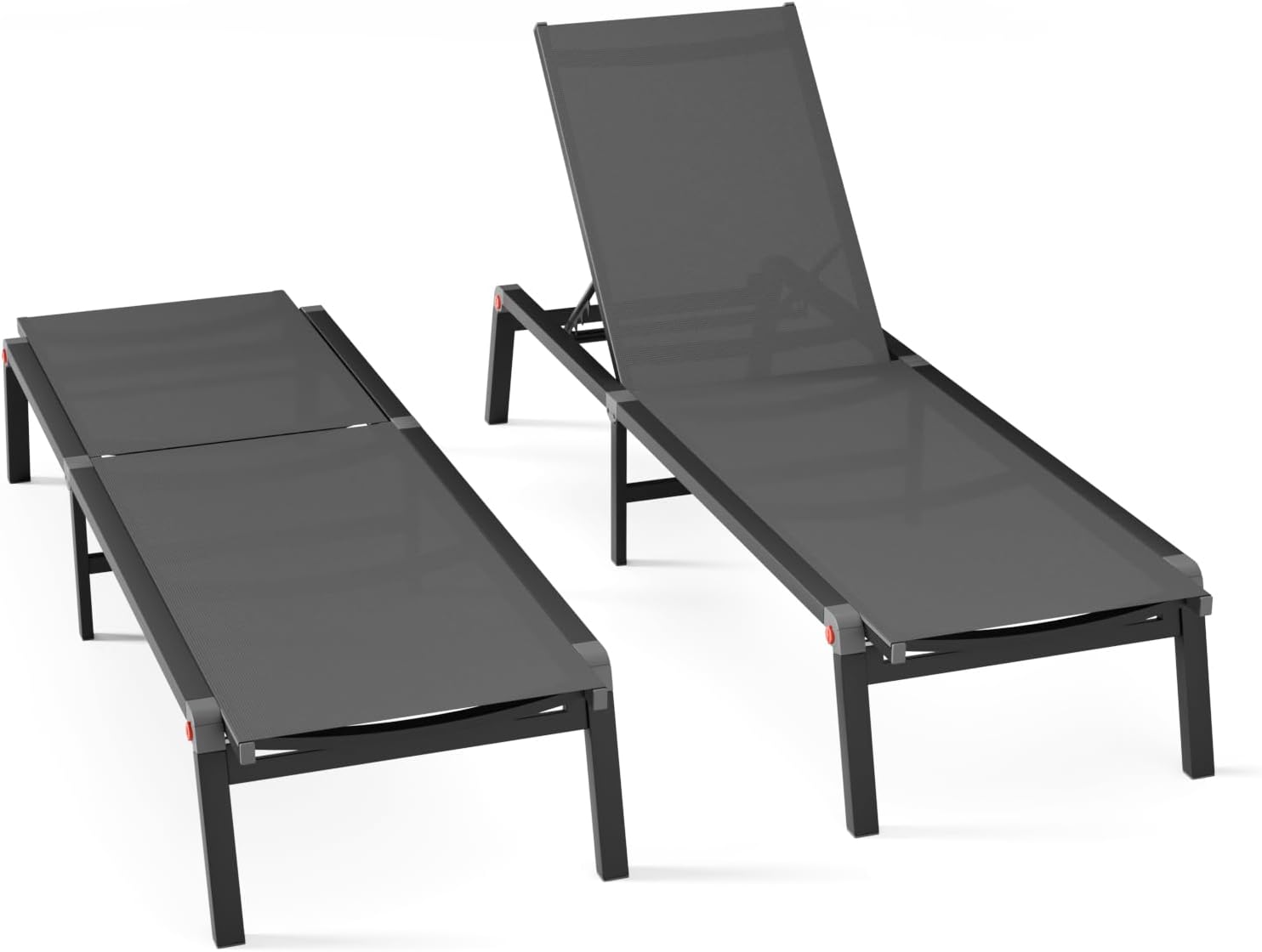 Aluminum Chaise Lounge Chair for Outdoor Relaxation and Tanning