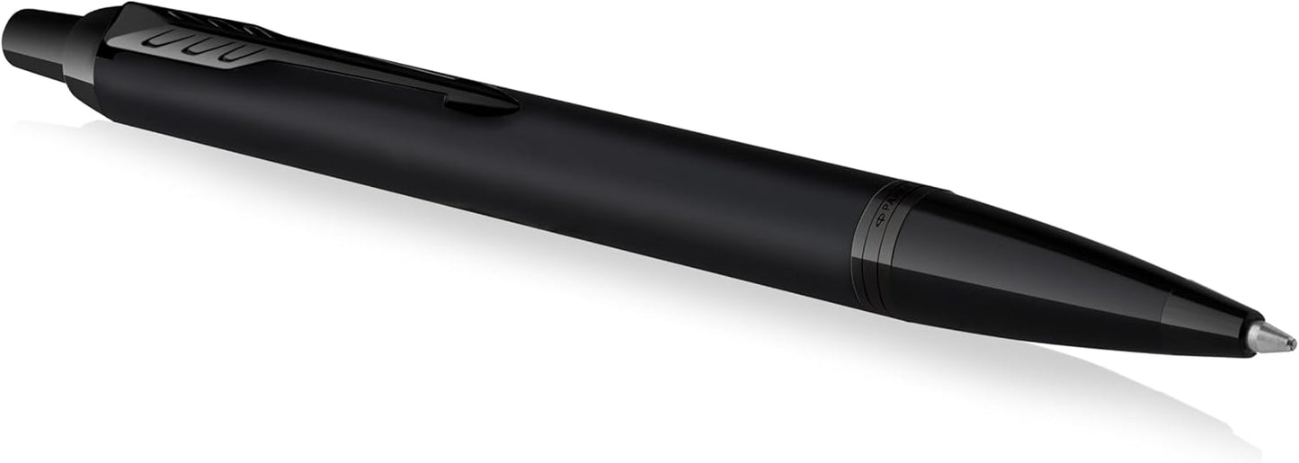 Parker IM Ballpoint Pen in Matte Black with Black Trim Design