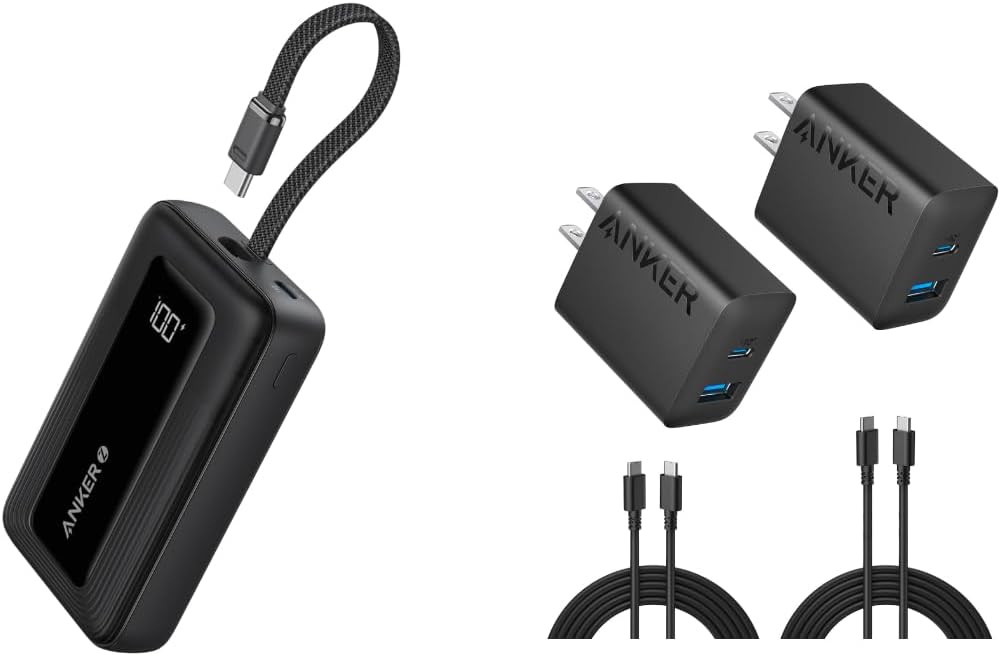 Anker iPhone Charger Duo: 20W Portable Power!