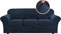 H.VERSAILTEX Modern Velvet Plush 4 Piece Sofa Slipcover Review