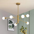 Sputnik Chandelier Modern Industrial E26 Gold Chandelier - Adjustable
