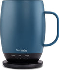 Nextmug Plus 18 oz Slate Blue Temperature-Controlled Mug - Keeps