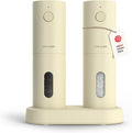 Electric Salt and Pepper Grinder Set - USB Rechargeable Ceramic Mills