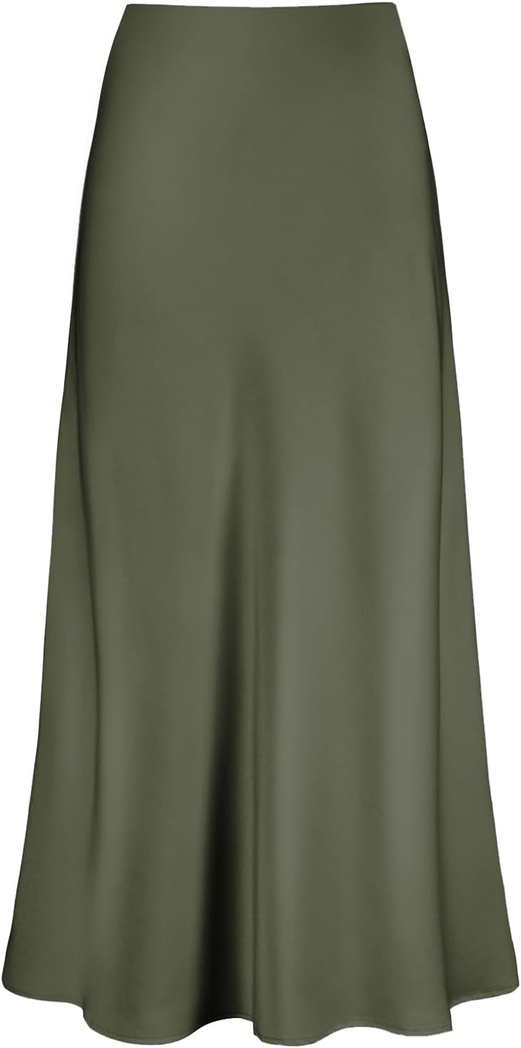 Women's Satin High Waisted Maxi Skirts for Every Occasion