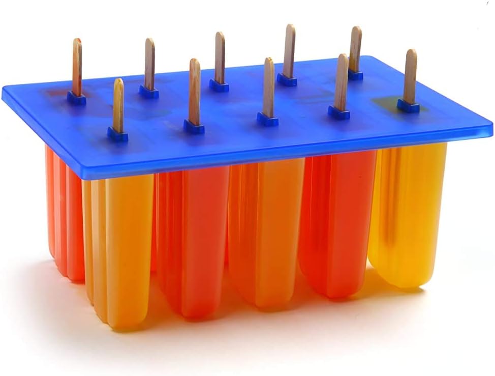 Norpro Blue Lid Ice Pop Maker - Quick Freezing