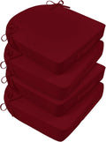 Basic Beyond Outdoor Chair Cushions Set of 4 - Waterproof, 3 in Thick
