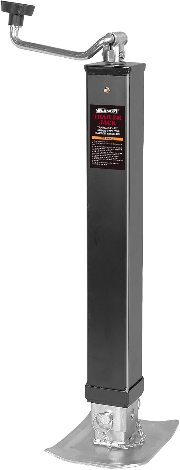 Heavy Duty Drop Leg Trailer Jack with 8000LB Support Capacity