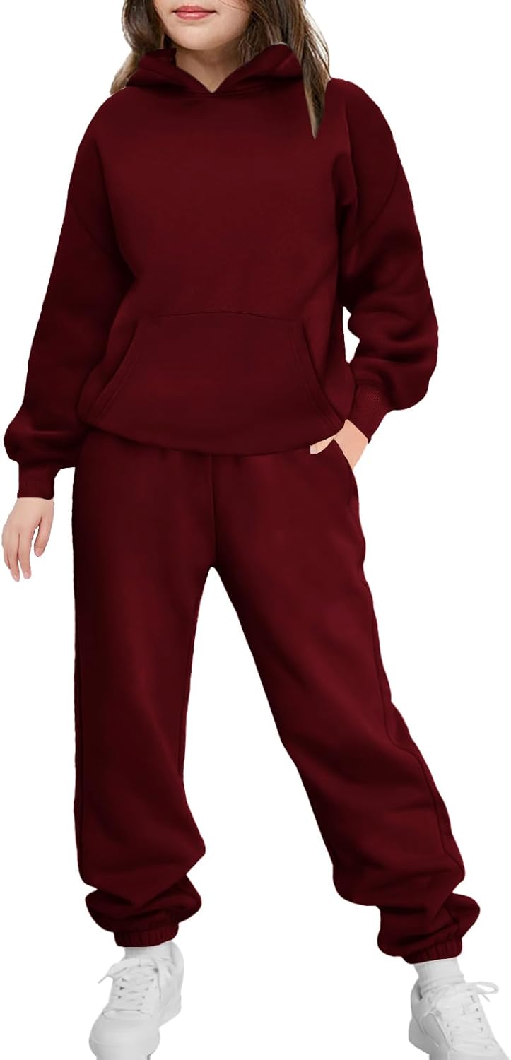 Arshinet Girls 2 Piece Outfits Hoodie Sweatsuit Sets for Fall