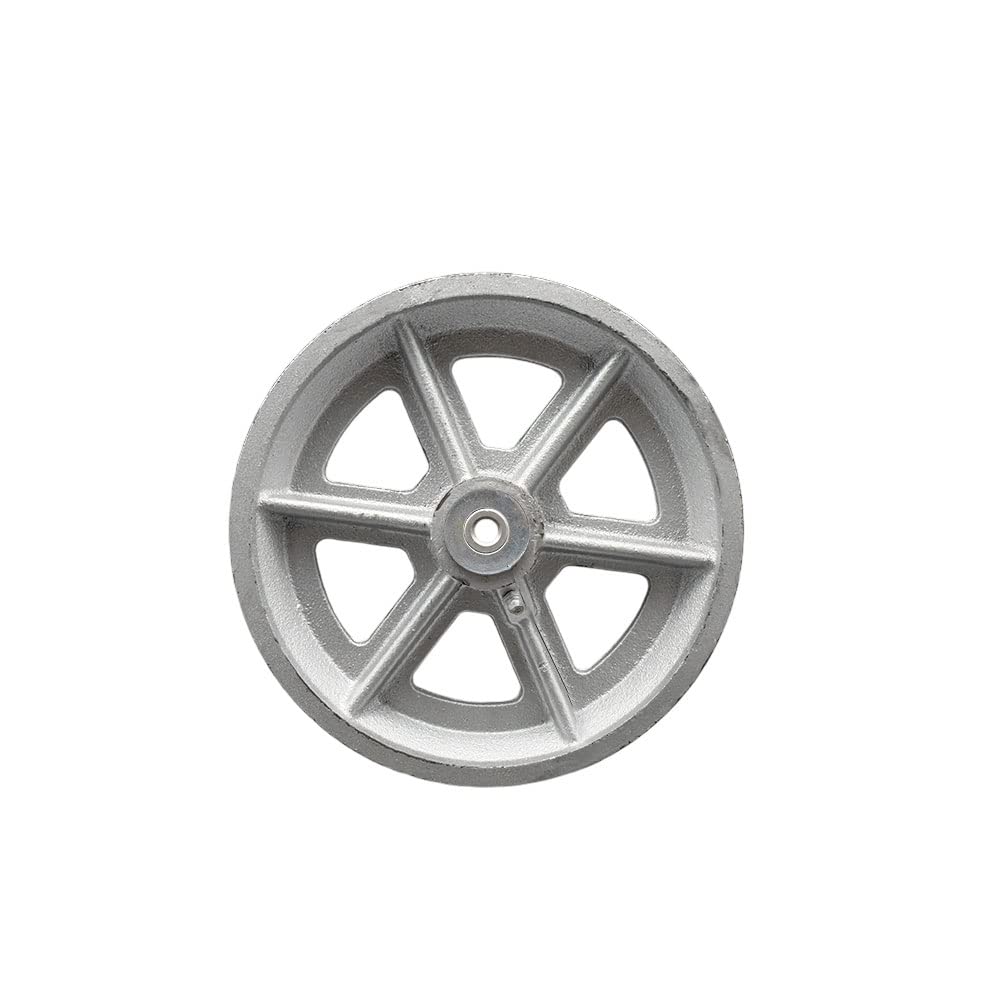 8 x 2 Semi Steel Cast Iron V-Groove Wheel with Roller Bearing