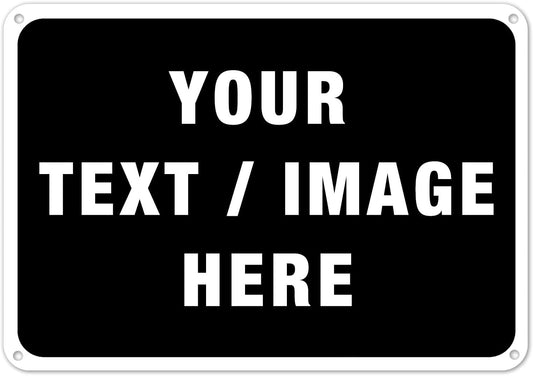 Custom Metal Signs for Business & Home - Durable Aluminum Design