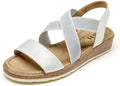 Womens Flat Sandals Slip-on Slingback - Lightweight Comfort Sandal