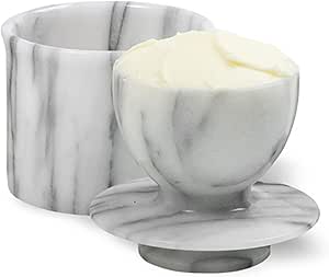 Norpro Marble Butter Keeper for Soft and Spreadable Butter