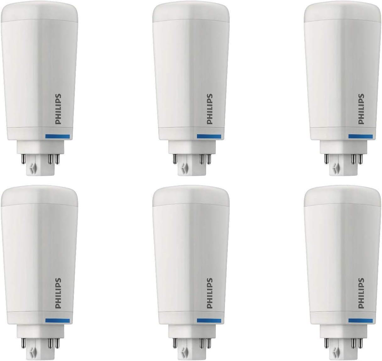 PHILIPS LED PL-C 6-Pack Soft White CFL Replacement Light Bulbs