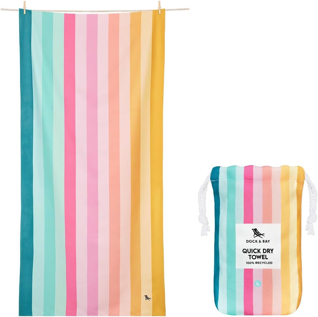 Dock & Bay Quick Drying Towel - Perfect for Beach and Gym