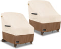 Patio Adirondack Chair Cover 2 Pack - Heavy Duty Waterproof Protection