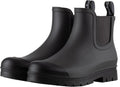 Wide Width Short Rain Boots for Women - Comfortable Waterproof Chelsea