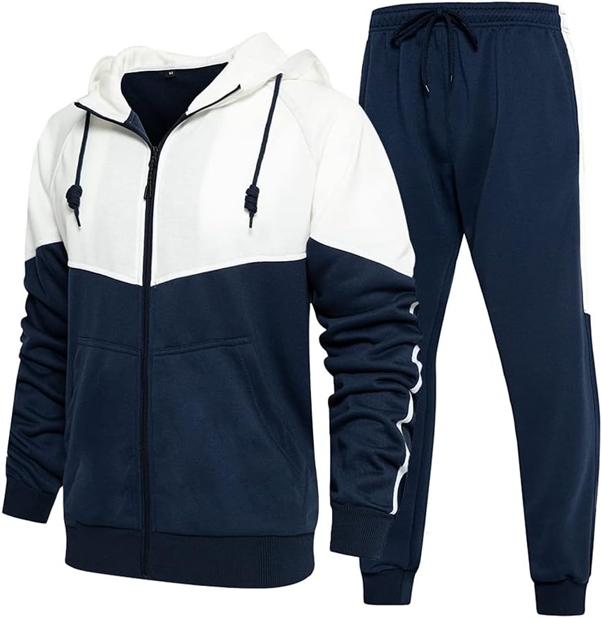 Men's Hooded Athletic Tracksuit for Comfort and Style