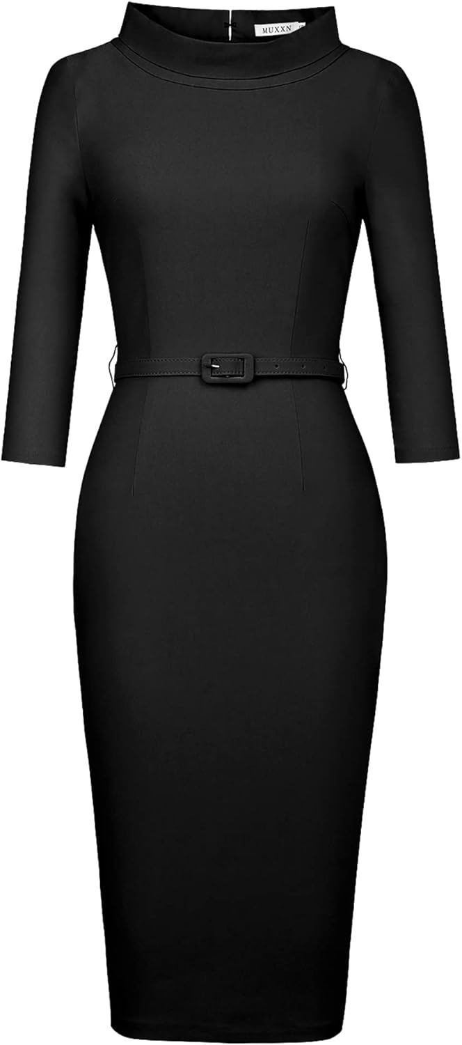 MUXXN Women's 1950s Vintage Cocktail Evening Dress for Elegance