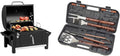 Portable Charcoal Grill with Tool Set - Compact Grab & Go