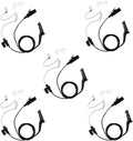 Caroo XPR 7550e Earpiece for Motorola 5 Pack - Surveillance 2-Wire