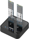 M.2 NVMe SSD Cloner Duplicator Docking Station - Fast 10Gbps Clone