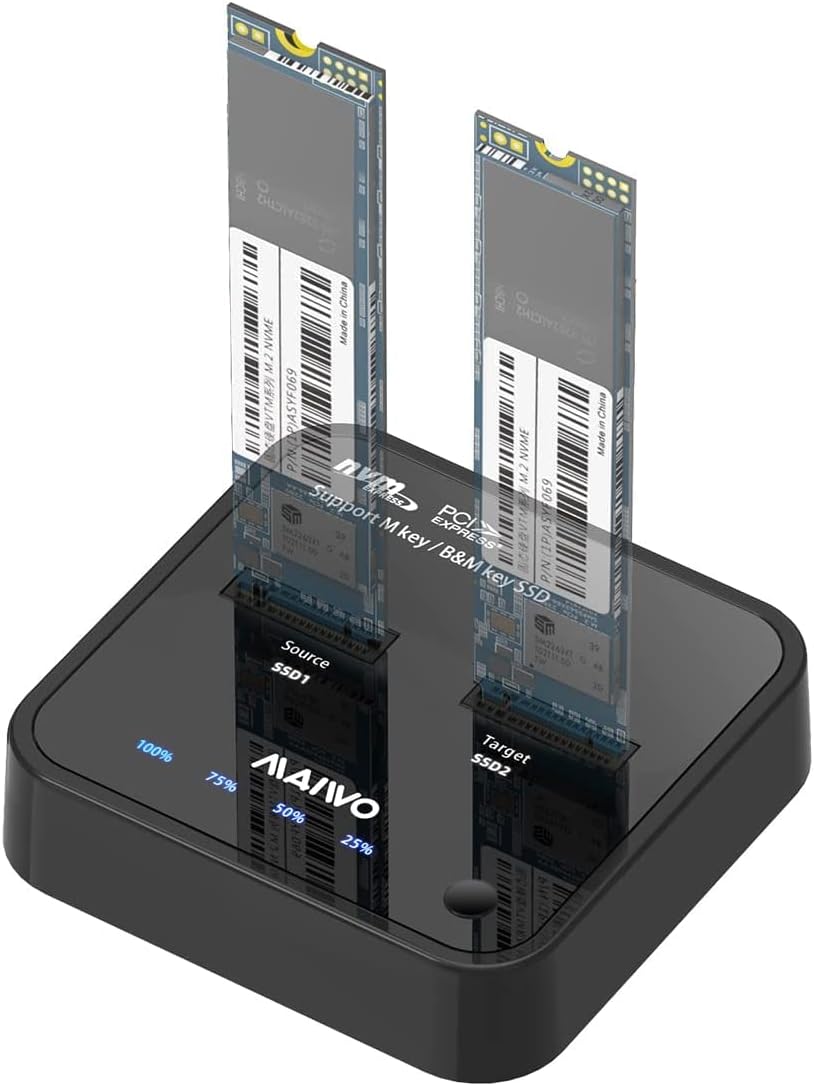 MAIWO M.2 NVMe SSD Cloner Duplicator for Fast Data Transfer