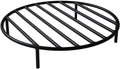 Round Fire Pit Grate with 4 Legs for Outdoor Campfire Grill Cooking