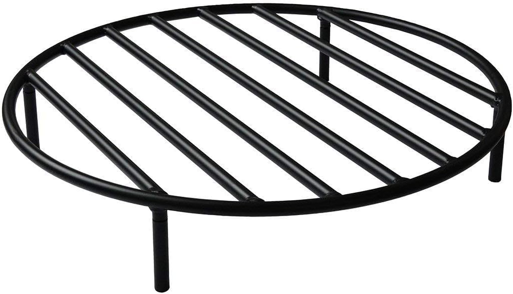 30 Inch Round Fire Pit Grate for Outdoor Campfire Cooking