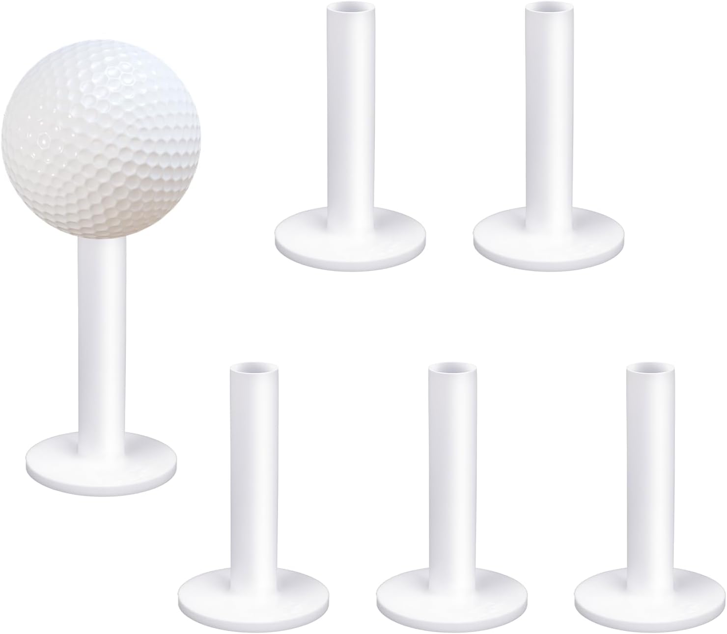 High Performance Rubber Golf Tees Set
