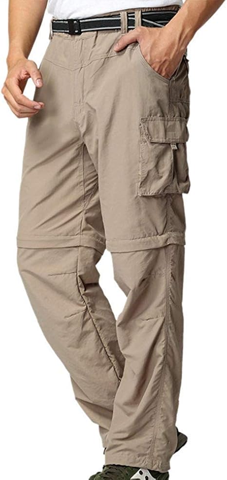 Jessie Kidden Mens Hiking Pants Convertible Quick Dry Lightweight