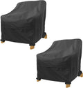 Adirondack Chair Covers 2 Pack - Waterproof Patio Chair Covers 32L x