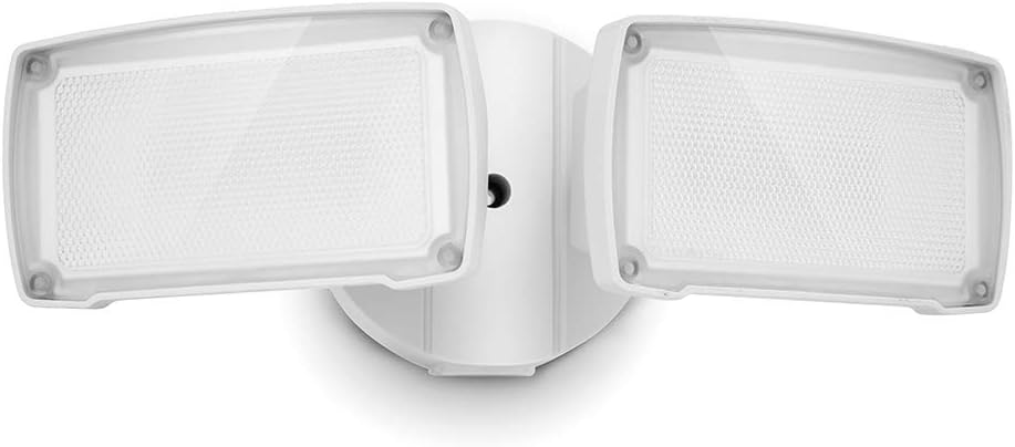 LUTEC LED Dual-Head Flood Light - 3500 Lumen Security Light