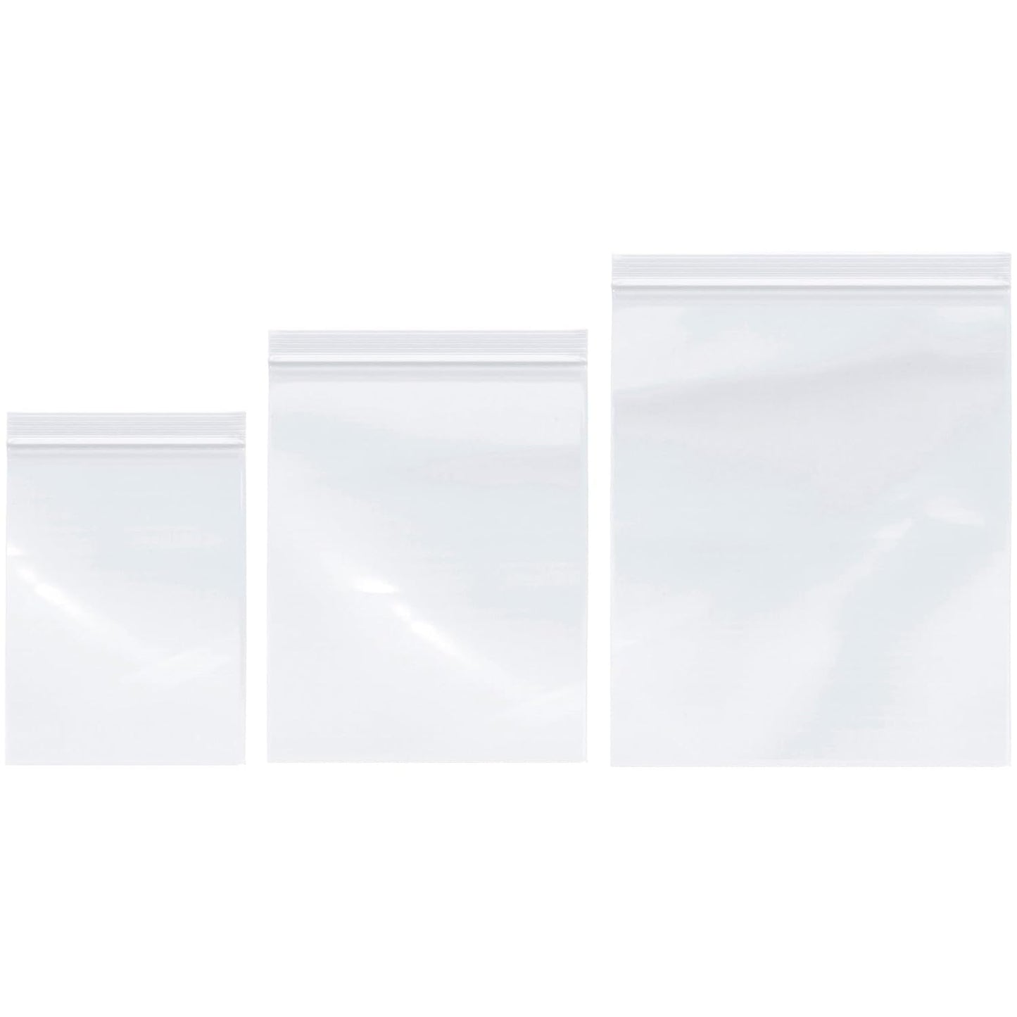 Plymor Heavy Duty Zipper Reclosable Plastic Bags Variety Pack
