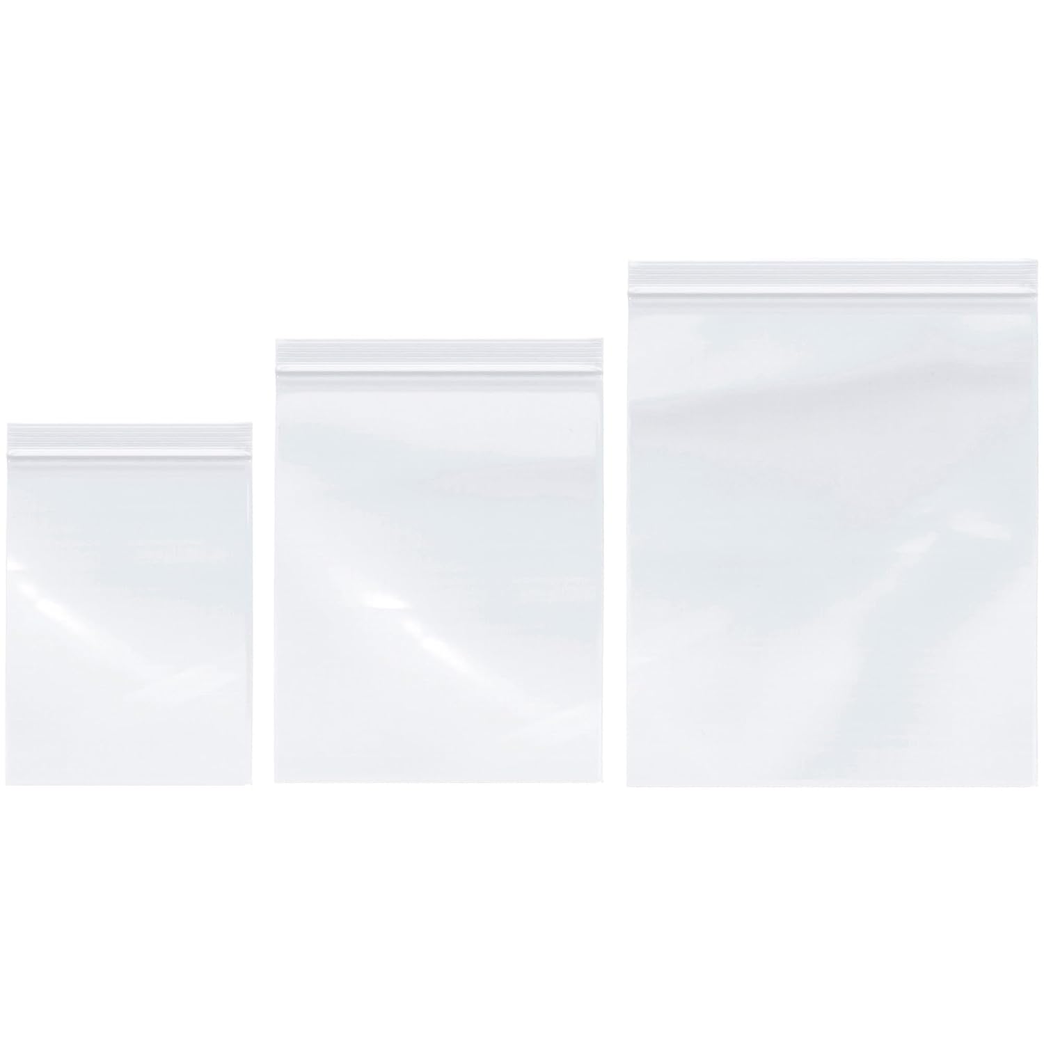 Plymor Heavy Duty Zipper Reclosable Plastic Bags Variety Pack