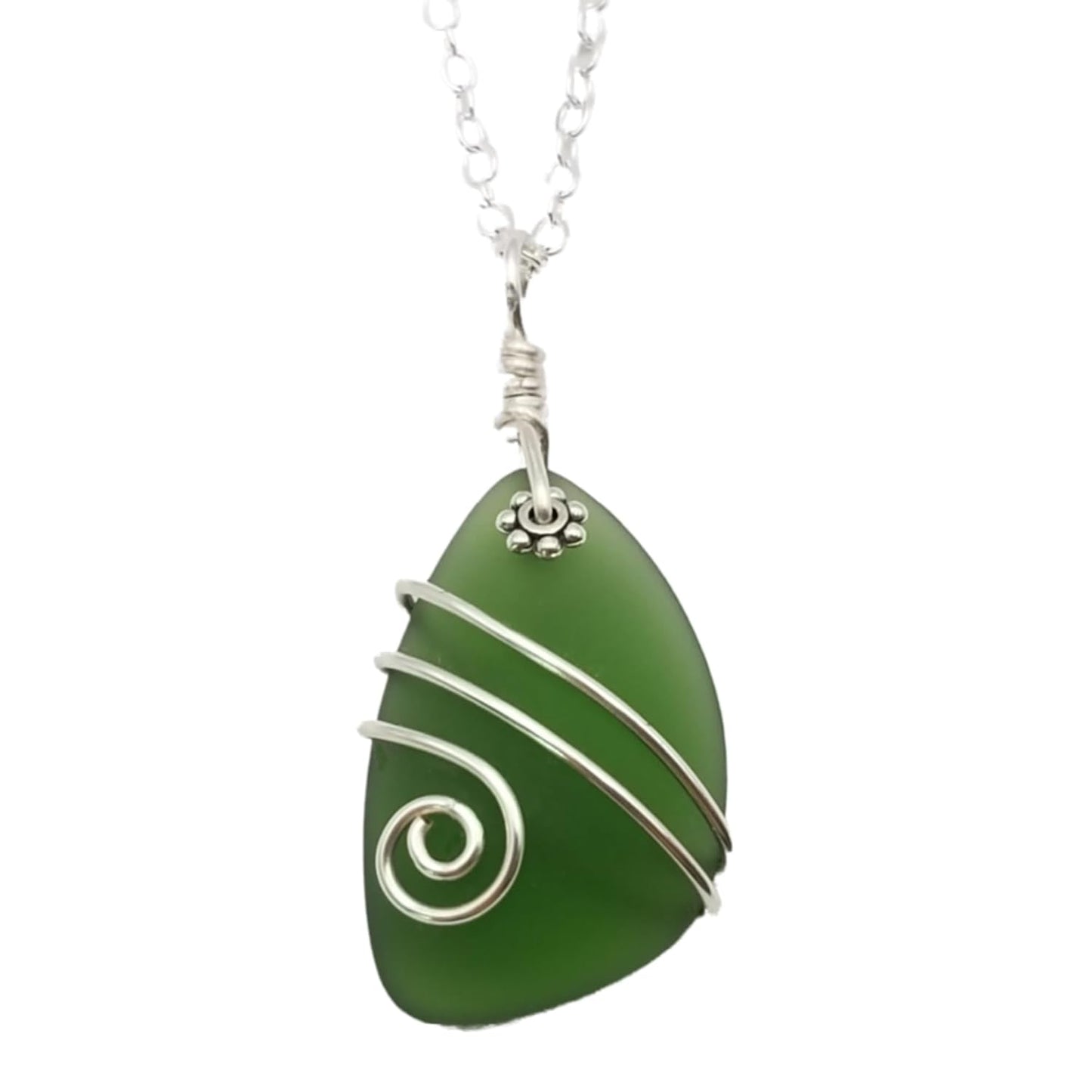 Handmade Sea Glass Necklace - Customizable Hawaiian Jewelry Gift